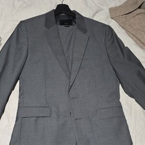 Men's Gray Blazer Suit H&M